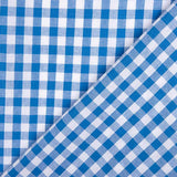 Baumwolle Vichy Baumwolle Quadrate Blau - Ribes y Casals