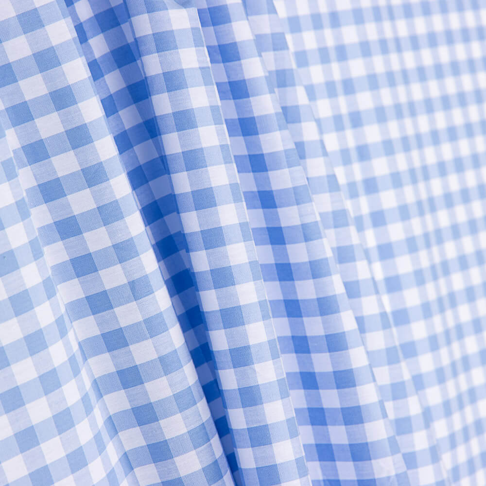 Baumwolle Maxi Square Baumwolle Hellblau - Ribes y Casals