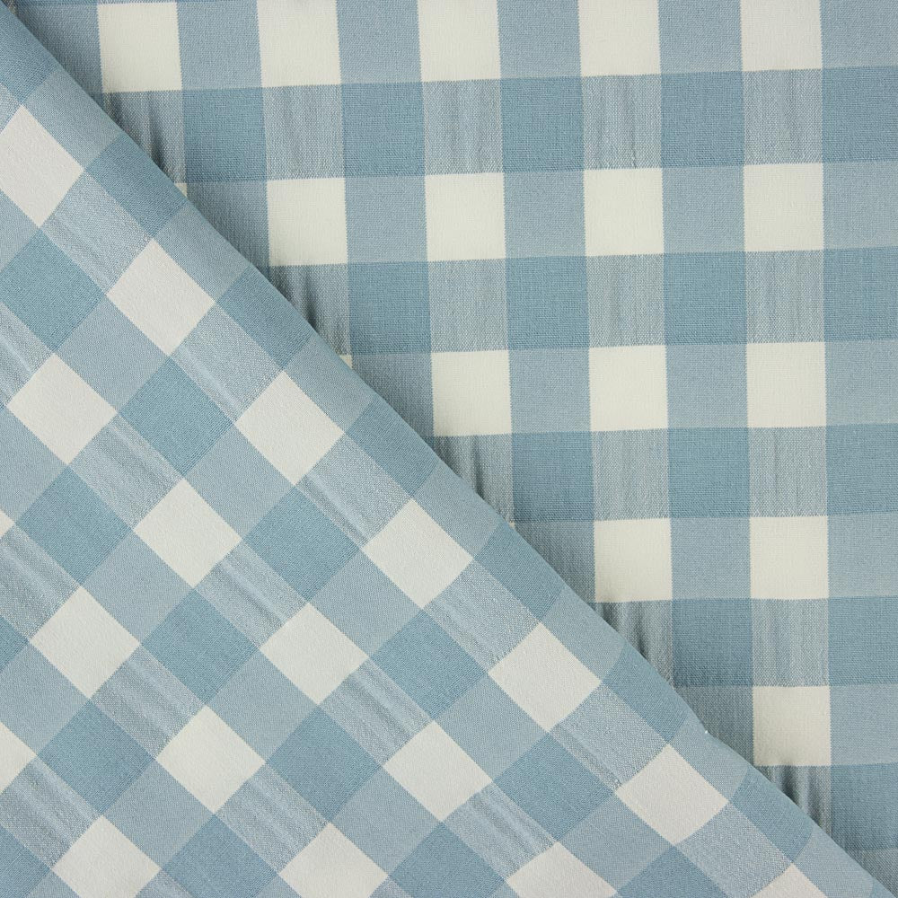 Baumwolle Seersucker Baumwolle Maxi Baltic Plaid - Ribes y Casals