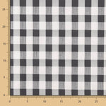 Seersucker Baumwolle Maxi Frame Schwarz - Ribes y Casals