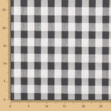 Seersucker Baumwolle Maxi Frame Schwarz - Ribes y Casals