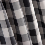 Seersucker Baumwolle Maxi Frame Schwarz - Ribes y Casals