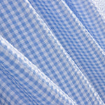 Vichy Seersuker Kariert Hellblau - Ribes y Casals