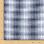 Vichy Seersuker Navy Plaids - Ribes y Casals