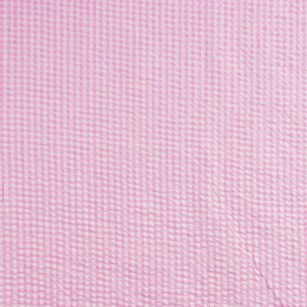 Vichy Seersuker Kariert Rosa - Ribes y Casals
