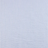 Vichy Seersuker Streifen Hellblau - Ribes y Casals