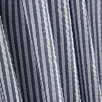Vichy Seersuker Marineblau gestreift - Ribes y Casals