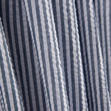 Vichy Seersuker Marineblau gestreift - Ribes y Casals