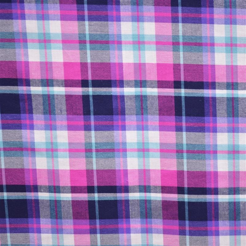 Viella Plaid Schwarz Fuchsia - Ribes y Casals