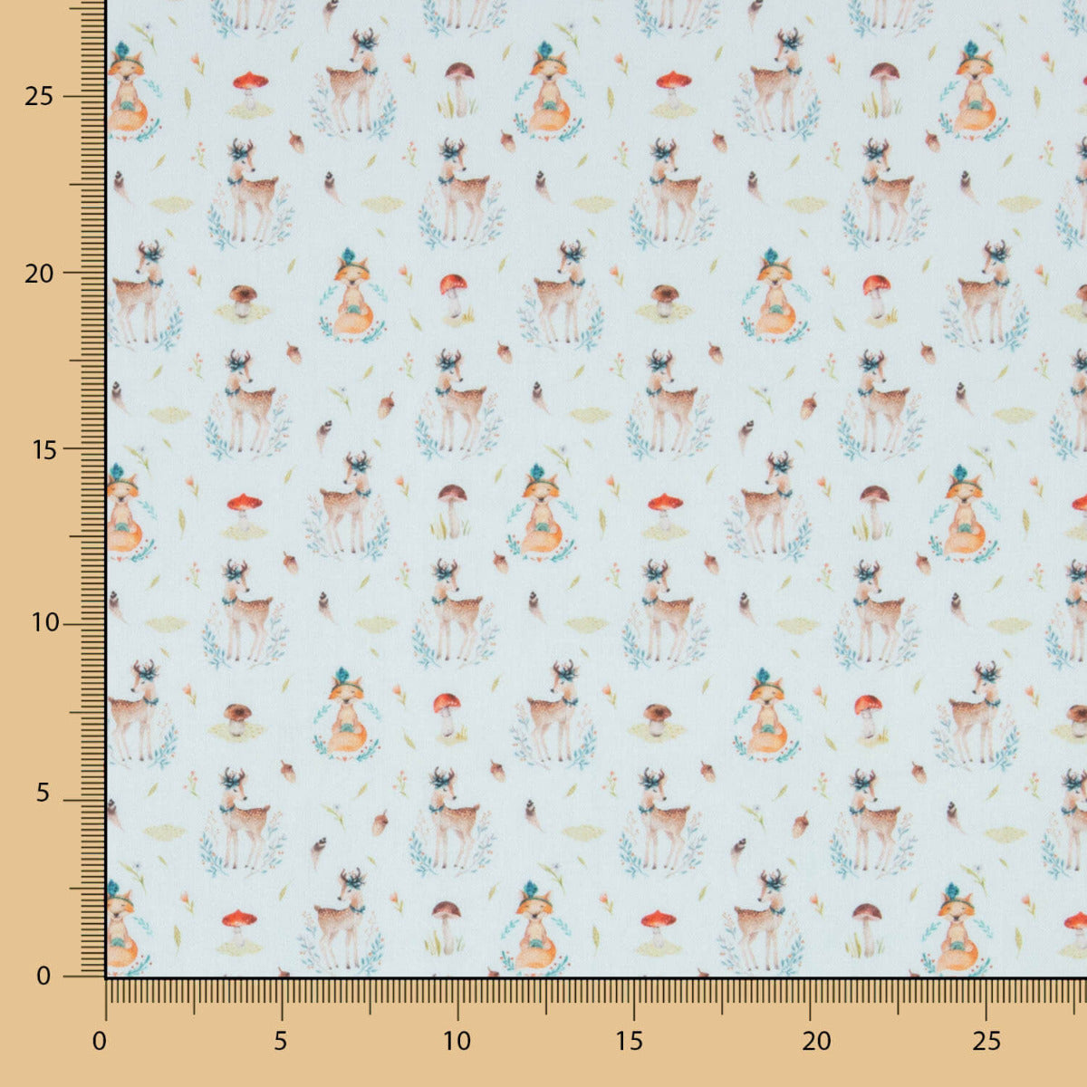 Viella Cotton Cotton Squirrels Sage - Ribes y Casals