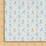 Viella Cotton Cotton Squirrels Sage - Ribes y Casals