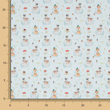 Viella Cotton Cotton Squirrels Sage - Ribes y Casals