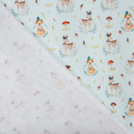 Viella Cotton Cotton Squirrels Sage - Ribes y Casals