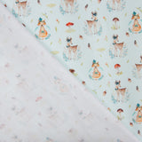 Viella Cotton Cotton Squirrels Sage - Ribes y Casals