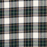 Viella Baumwolle Tartan Ecru Blau - Ribes y Casals