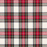 Viella Baumwolle Tartan Baumwolle Ecru Rot - Ribes y Casals