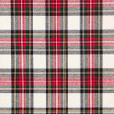 Viella Baumwolle Tartan Baumwolle Ecru Rot - Ribes y Casals