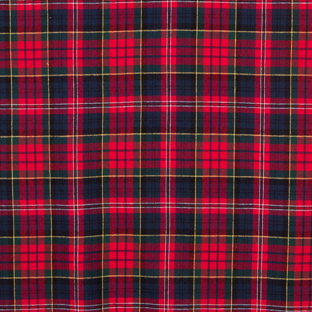 Viella Baumwolle Tartan Rot - Ribes y Casals