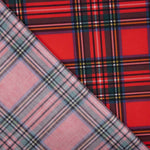 Viyela Baumwolle Tartan Rot - Ribes y Casals