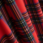 Viyela Baumwolle Tartan Rot - Ribes y Casals