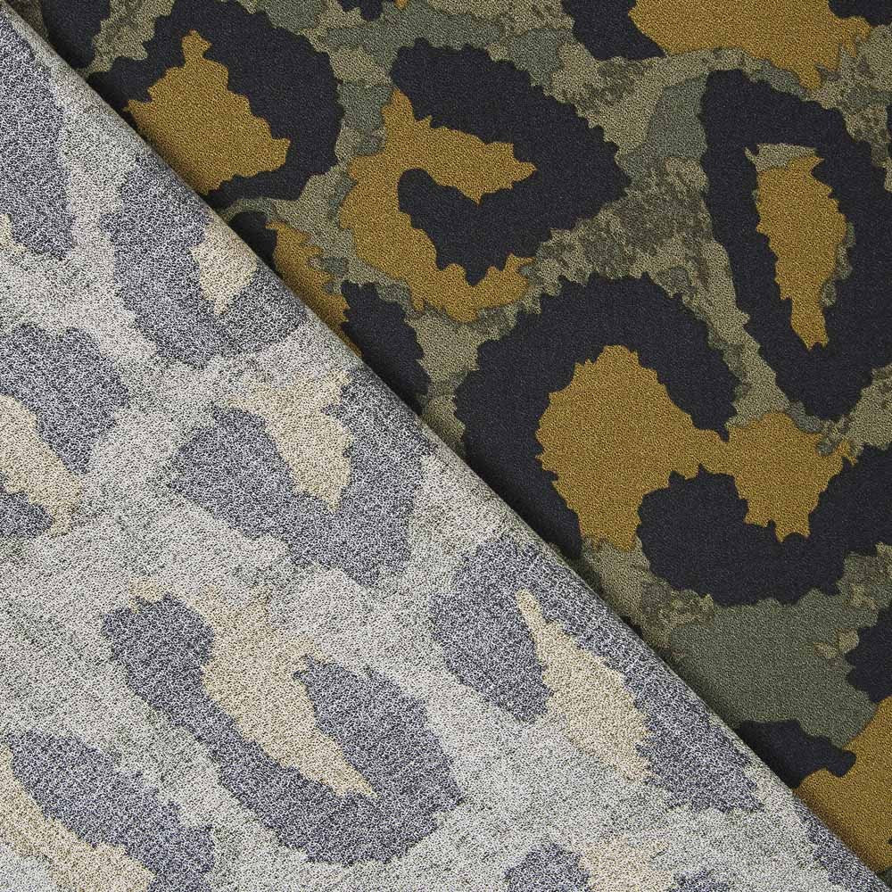 Militär-Leopard-Krepp Viskose-Krepp - Ribes y Casals