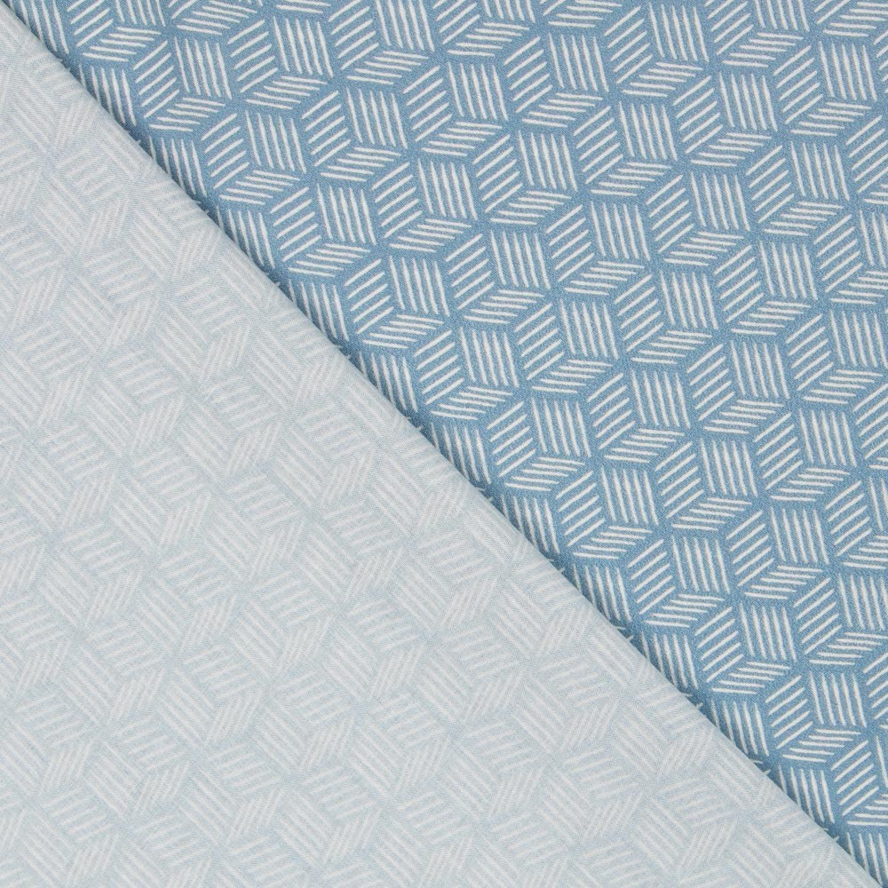 Viskosewürfel Blau Denim - Ribes y Casals