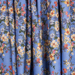 Bedruckte Viskose Botanical Blue - Ribes y Casals