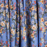 Bedruckte Viskose Botanical Blue - Ribes y Casals