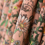 Viskose Gedruckt Floral Nackt - Ribes y Casals