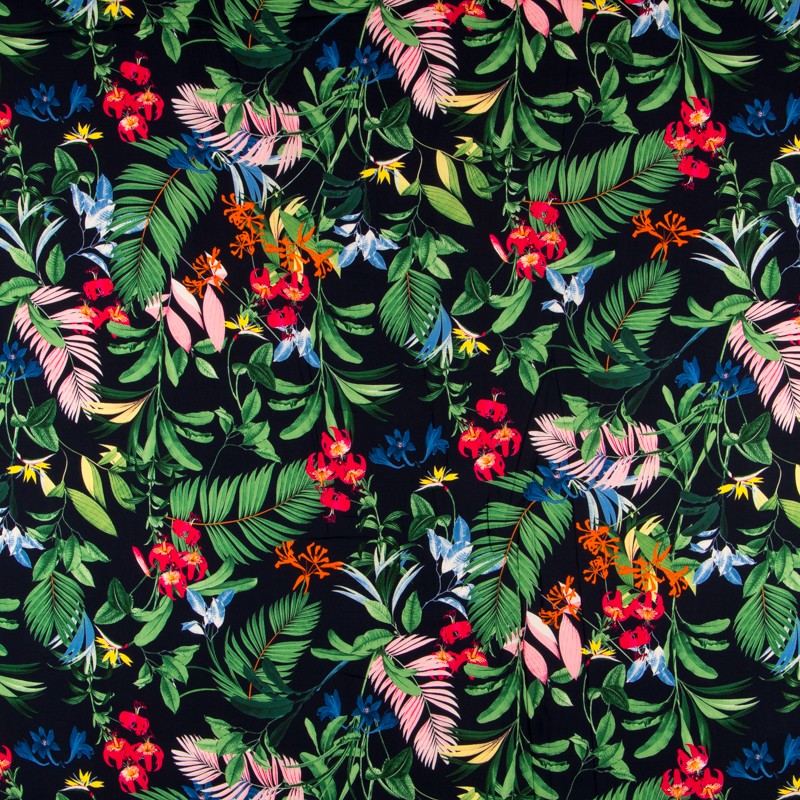 Viskose Exotic Navy - Ribes y Casals