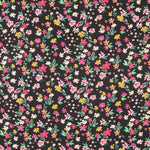 Schwarz Floral Viskose - Ribes y Casals