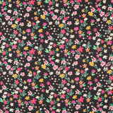 Schwarz Floral Viskose - Ribes y Casals