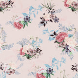 Viskose Floral Hellrosa - Ribes y Casals