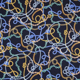 Viskose Hermés Mitternachtsblau - Ribes y Casals