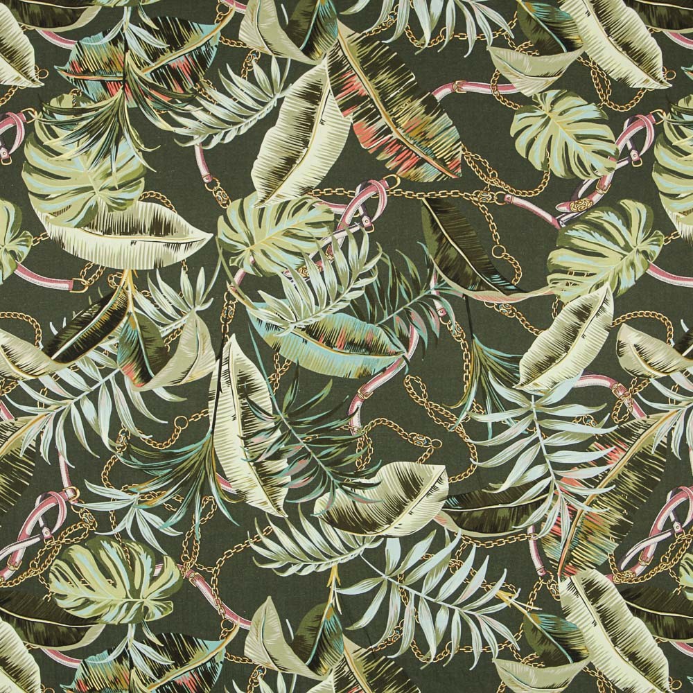 Viskose Hermés Tropical Green - Ribes y Casals