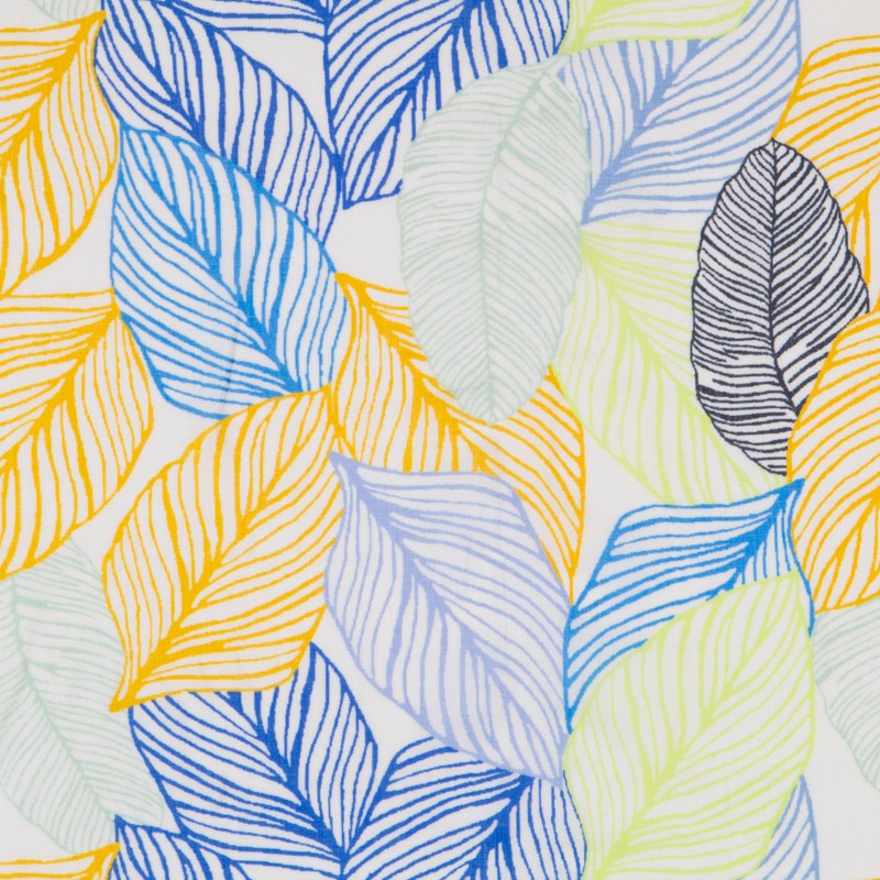 Viskose Multicolour Leaves - Ribes y Casals