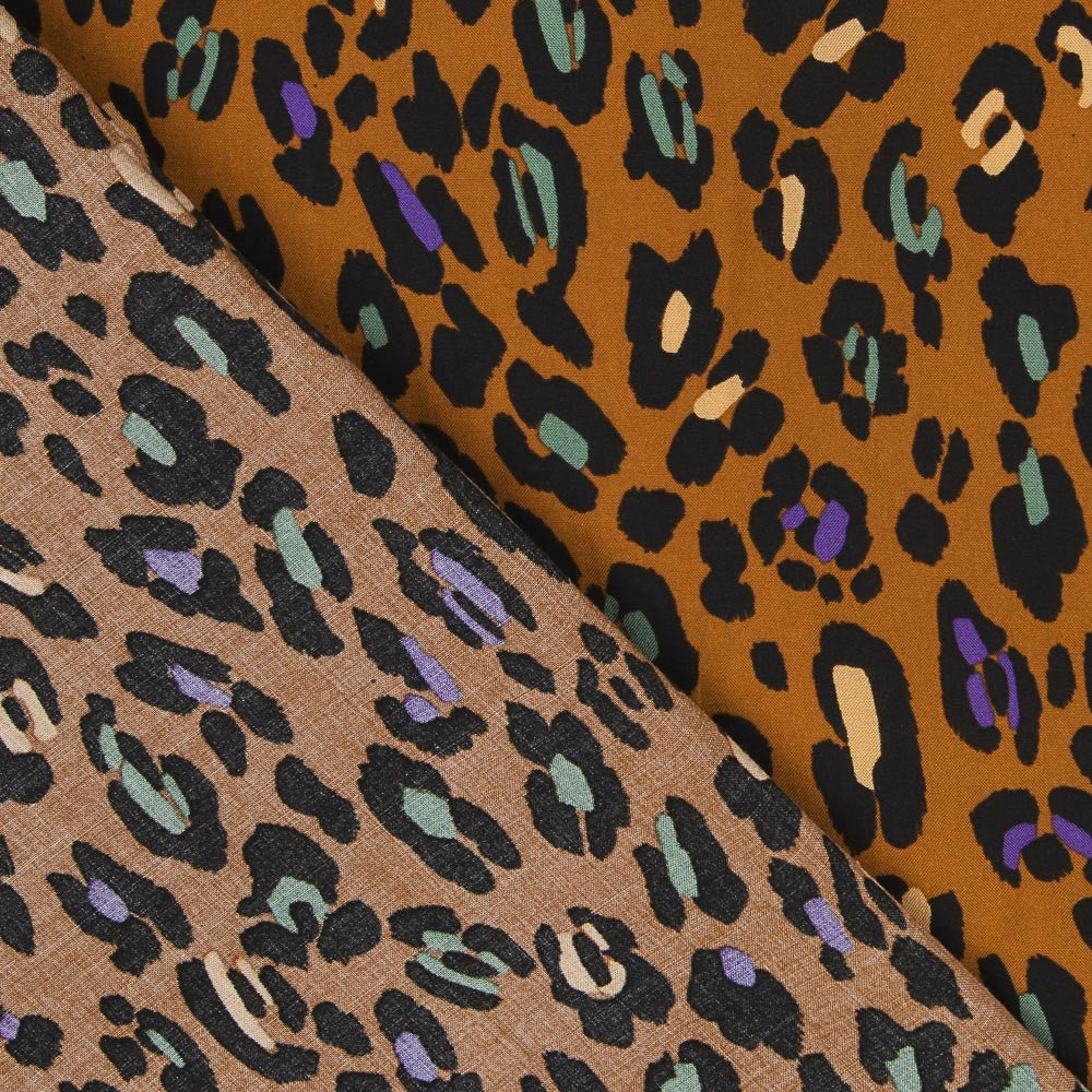 Viskose Leopard Braun - Ribes y Casals