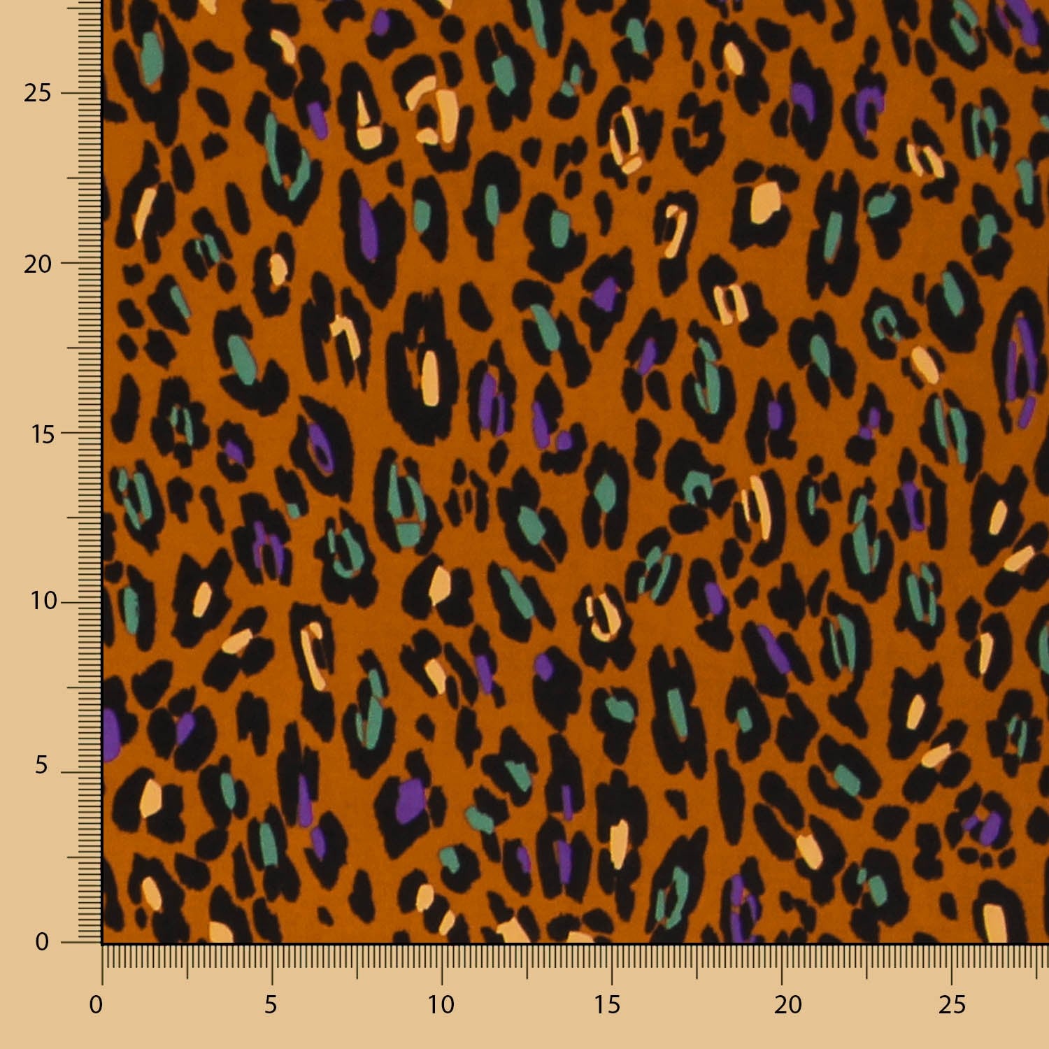 Viskose Leopard Braun - Ribes y Casals