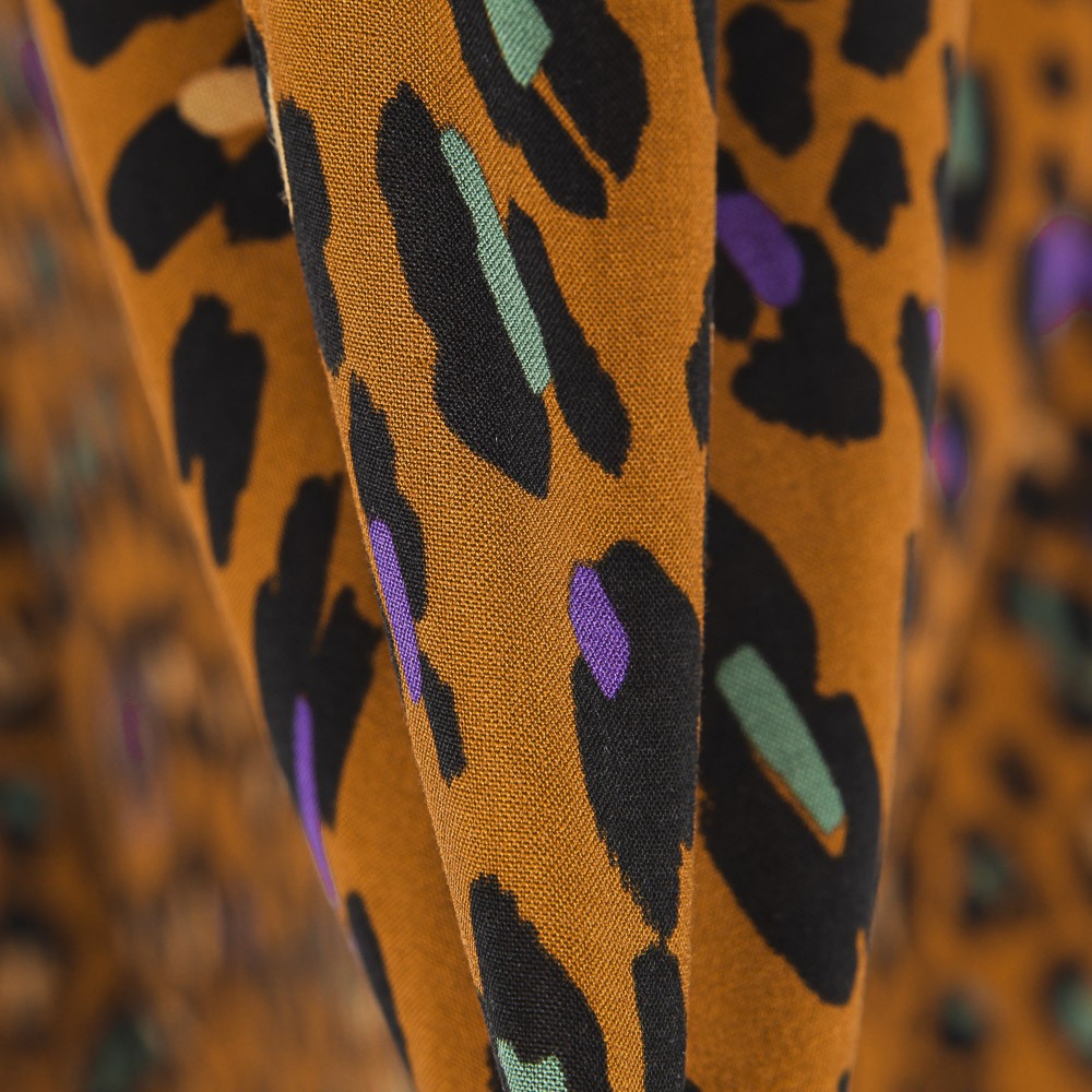 Viskose Leopard Braun - Ribes y Casals