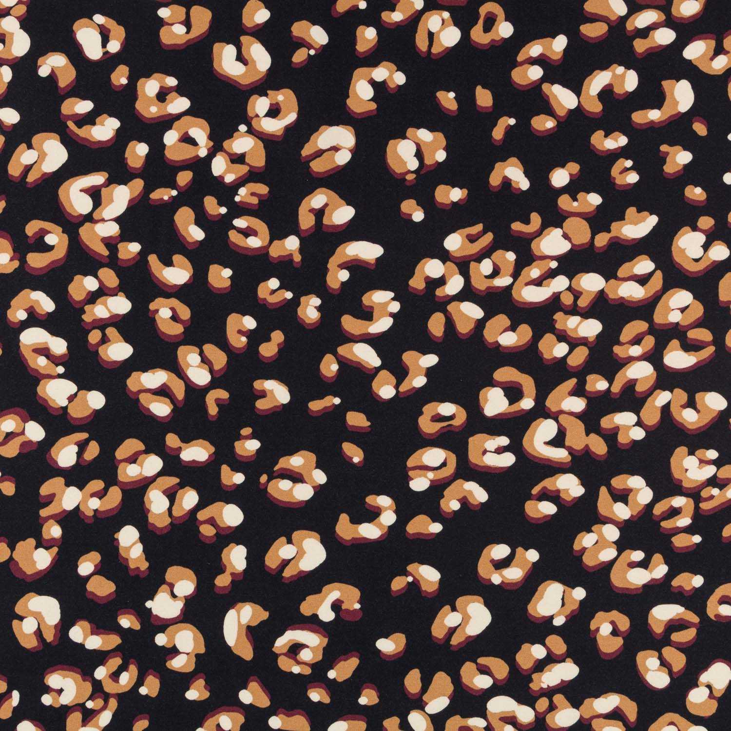 Schwarzer Leopard Viskose - Ribes y Casals