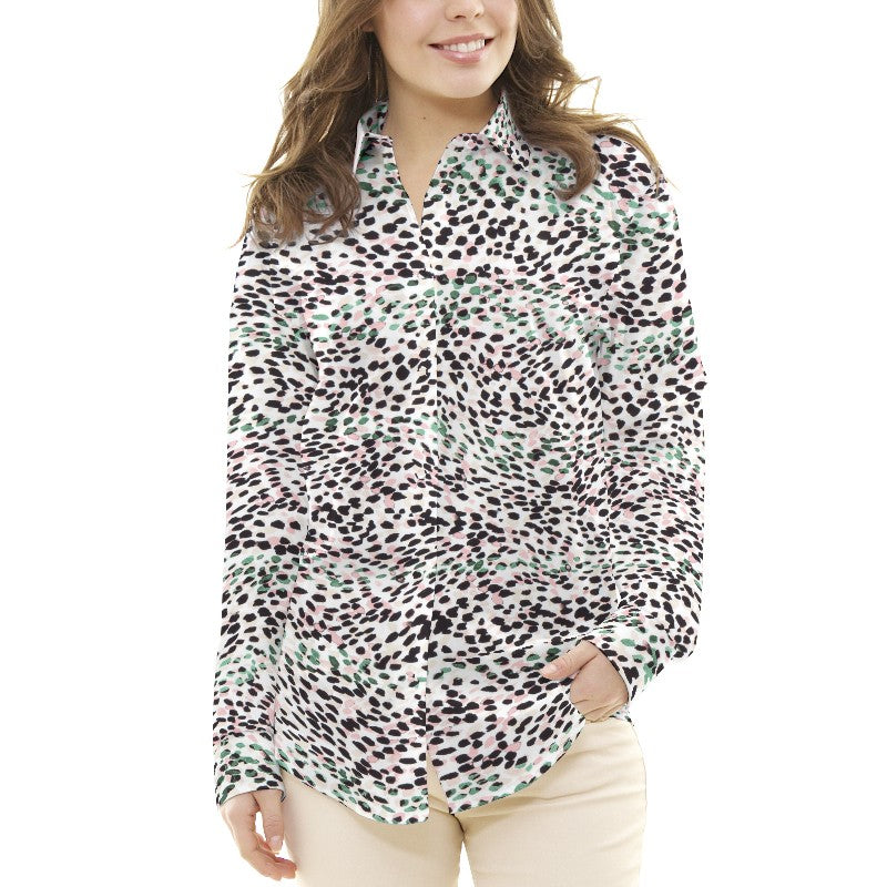 Dreifarbig Leopard Viskose - Ribes y Casals