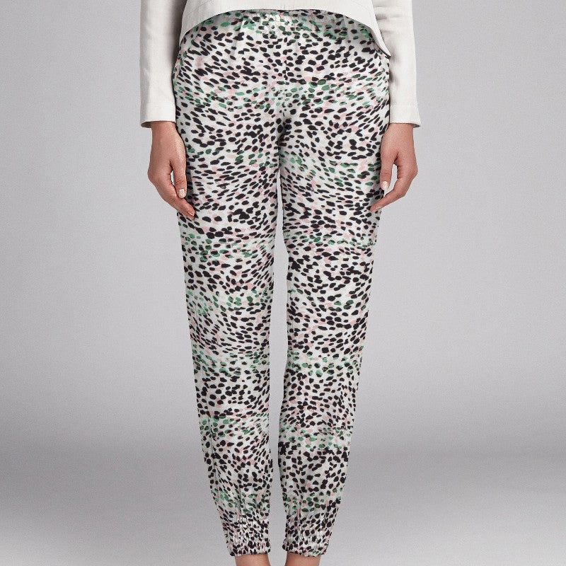 Dreifarbig Leopard Viskose - Ribes y Casals