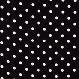 Viskose Polka Dot Weiß - Ribes y Casals