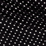 Viskose Polka Dot Weiß - Ribes y Casals