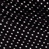 Viskose Polka Dot Weiß - Ribes y Casals