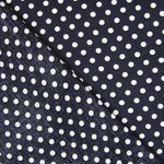 Dunkelblaue Polka Dots Viskose - Ribes y Casals