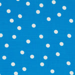 Viskose Polka Dots Blau - Ribes y Casals