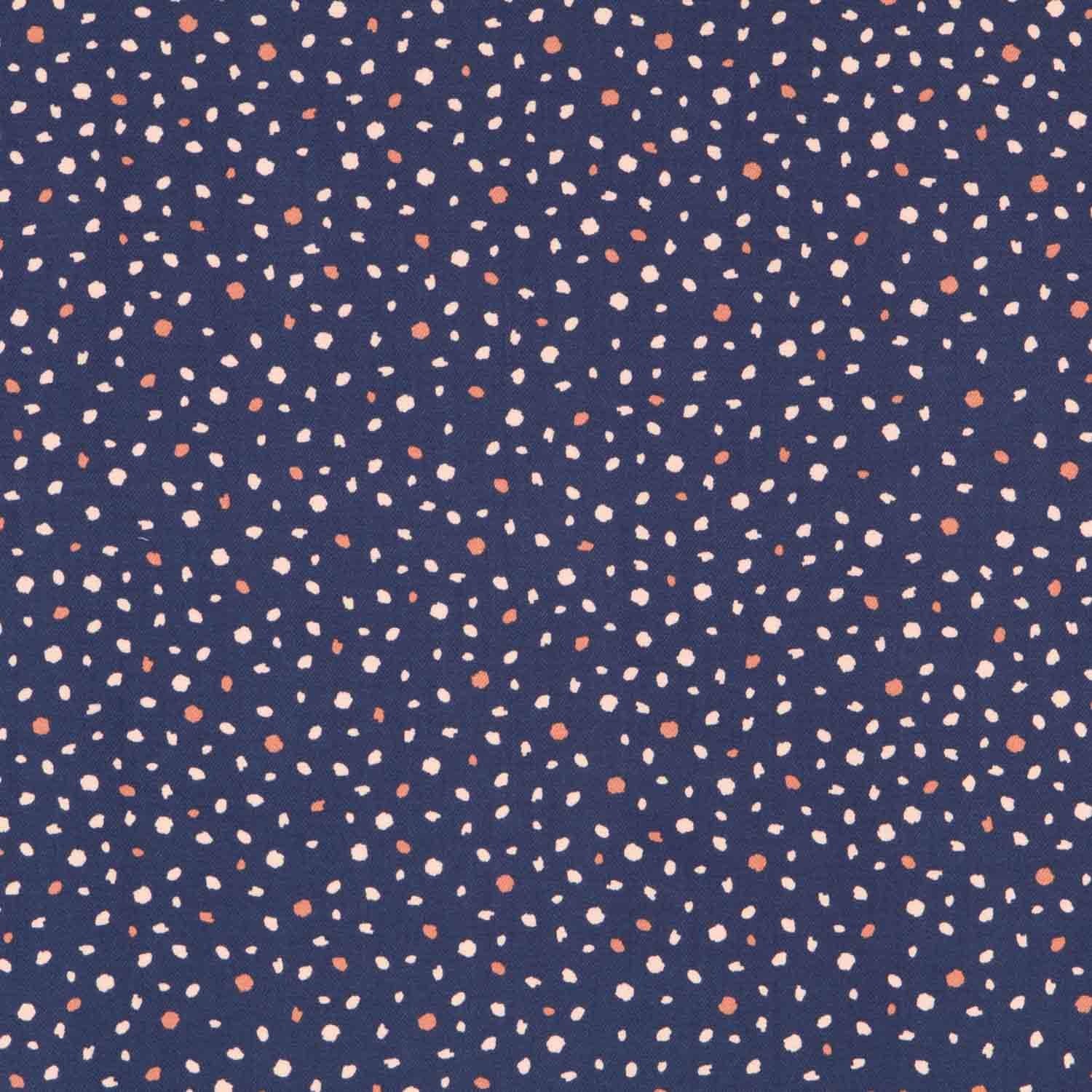 Viskose Motas Marineblau - Ribes y Casals