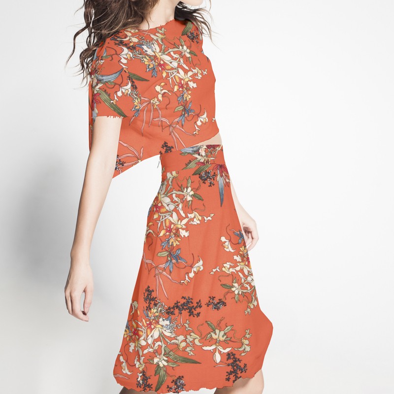 Viskose Nippon Orange - Ribes y Casals