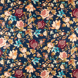Navy Floral Night Viskose - Ribes y Casals